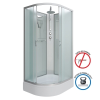 Душевая кабина Niagara NG-33084-14RBKT 100х80, без крыши