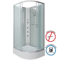 Душевая кабина Niagara NG-33094-14LBKG средний поддон, стекло матовое