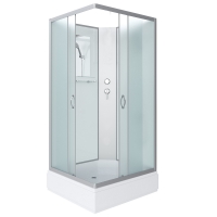Душевая кабина Niagara NG-33974-14QBK 90х70 средний поддон, стекло матовое