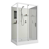 Душевая кабина Niagara Standart ST120/90/15Q/BK низкий поддон, без крыши