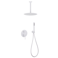 Душевая система ABBER Emotion AF8821W скрытого монтажа без излива, белый матовый