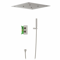 Душевая система Timo Petruma SX-5029/13SM скрытого монтажа с термостатом, никель