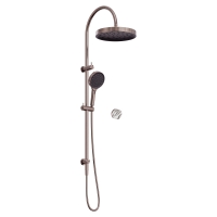 Душевая стойка ABBER Marmor AF8B20BZ-H05BZ без излива, ручка Wiener Marmor, бронза брашированная