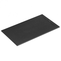 Душевой поддон ABBER AD5C109SLG 100x90, из искусственного камня, фактура Сланец, серый