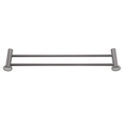 Полотенцедержатель двойной ABBER Glanz AA1H53GM, оружейная сталь