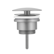 Донный клапан ABBER AF0012SP без перелива, фиксированный, сатин