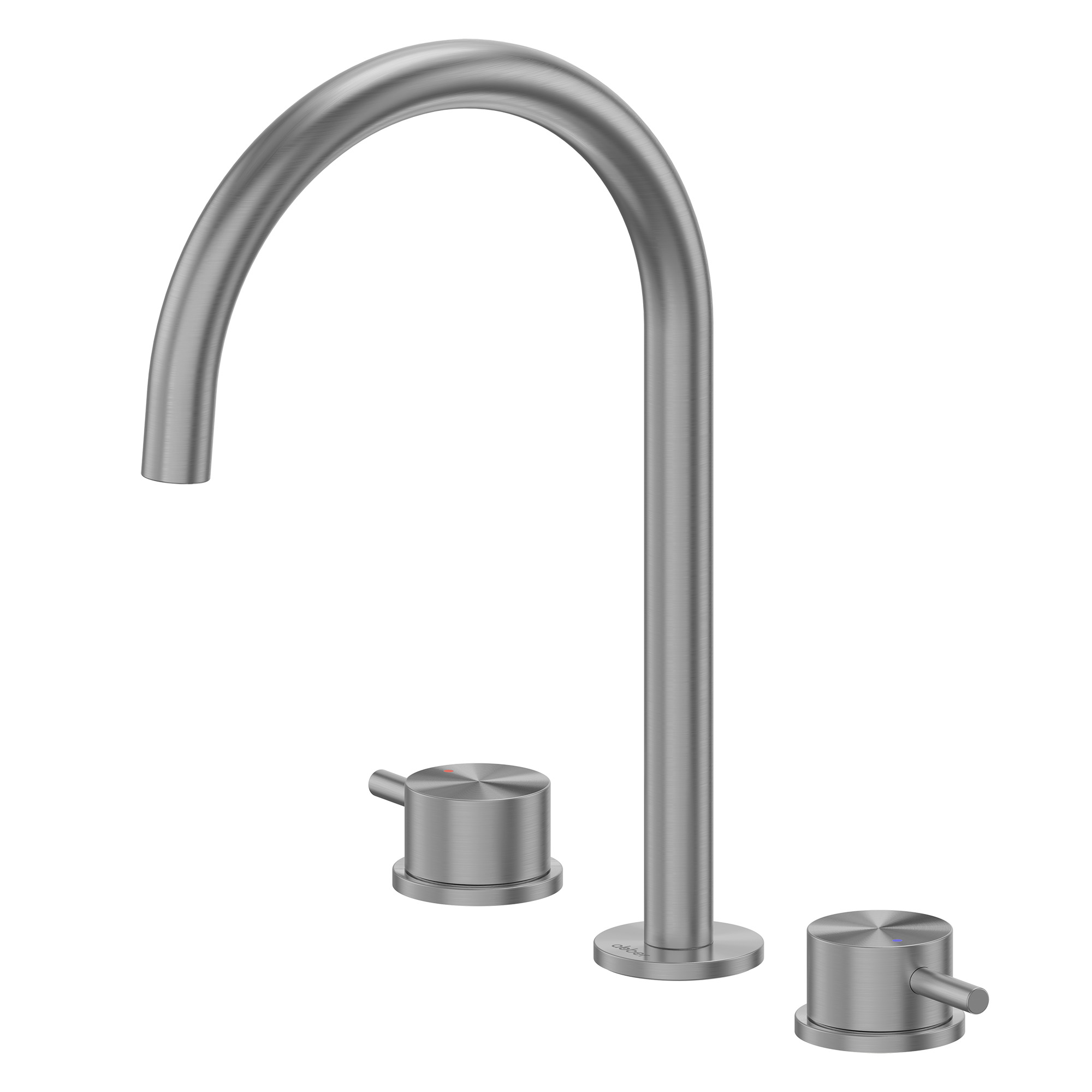 Смеситель ABBER Wasser Kreis 316 для раковины, оружейная сталь брашированная
