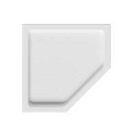 Душевой поддон ABBER AD3B090 90х90 трапеция, акриловый, белый