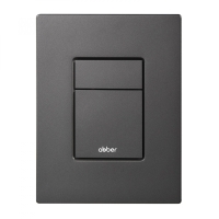 Кнопка смыва ABBER AC0123NG пневматическая, никель