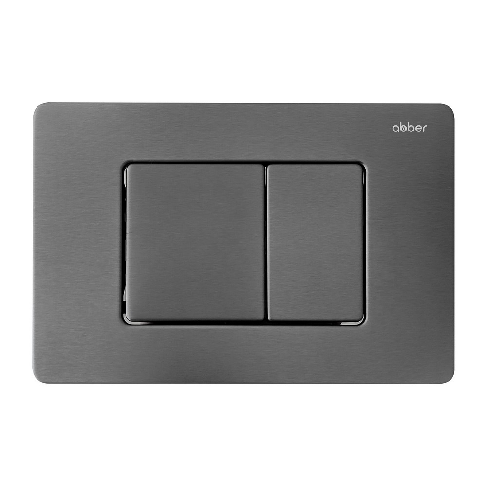 Комплект подвесной унитаз ABBER Rechteck AC1201MB черный матовый с инсталляцией AC0105 и кнопкой AC0120NG никель 7
