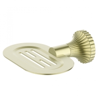 Мыльница с держателем ABBER Imperium AA1I58BG, золото брашированное