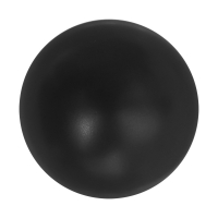 Накладка на слив для раковины ABBER AC0013 черная матовая, керамика