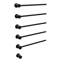 Полотенцесушитель электрический ABBER Charme AH4005МB черный матовый