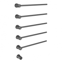 Полотенцесушитель электрический ABBER Charme AH4005NG никель