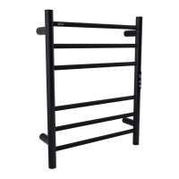 Полотенцесушитель электрический ABBER Standard AH4606МB черный матовый