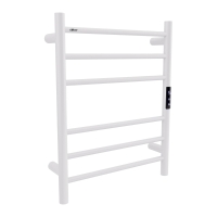 Полотенцесушитель электрический ABBER Standard AH4606МW белый матовый