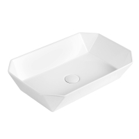 Раковина накладная ABBER Rechteck AC2218 белая