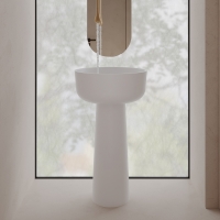 Раковина отдельностоящая ABBER Stein AS2553 белая матовая