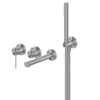 Смеситель ABBER Emotion 316 AF8830BGG для ванны скрытого монтажа, брашированная оружейная сталь