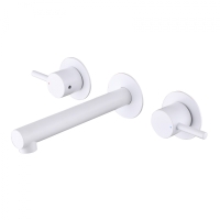 Смеситель ABBER Emotion AF88121W скрытого монтажа для раковины, белый матовый