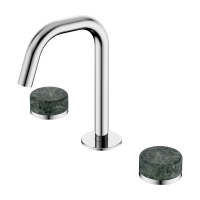 Смеситель ABBER Marmor AF8B07-H04-H04 для раковины, ручки Rhine Onyx, хром