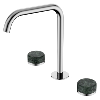 Смеситель ABBER Marmor AF8B07-L-H04-H04 для раковины, ручки Rhine Onyx, хром