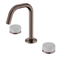 Смеситель ABBER Marmor AF8B07BZ для раковины, без ручек, бронза брашированная