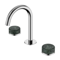 Смеситель ABBER Marmor AF8B08-H04-H04 для раковины, ручки Rhine Onyx, хром