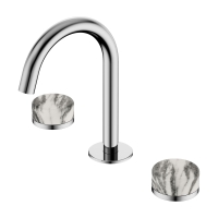 Смеситель ABBER Marmor AF8B08-H05-H05 для раковины, ручки Wiener Marmor, хром