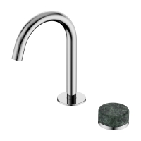 Смеситель ABBER Marmor AF8B09-H04 для раковины, прогрессивный, ручка Rhine Onyx, хром