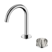 Смеситель ABBER Marmor AF8B09-H05 для раковины, прогрессивный, ручка Wiener Marmor, хром