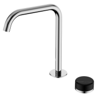 Смеситель ABBER Marmor AF8B091-L-H06 для раковины, прогрессивный, ручка Alpennacht, хром