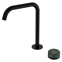 Смеситель ABBER Marmor AF8B091B-L-H04B для раковины, прогрессивный, ручка Rhine Onyx, черный матовый
