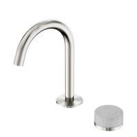 Смеситель ABBER Marmor AF8B09BN для раковины, прогрессивный, без ручки, никель брашированный