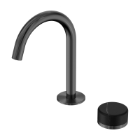 Смеситель ABBER Marmor AF8B09GM-H06GM для раковины, прогрессивный, ручка Alpennacht, оружейная сталь брашированная