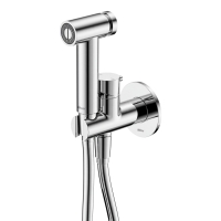 Смеситель ABBER Marmor AF8B25 с гигиеническим душем, хром