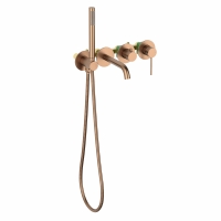 Смеситель TIMO Saona 2314/19YSM для ванны скрытого монтажа, розовое золото