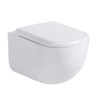 Унитаз ABBER Bequem AC1134T подвесной белый, безободковый, смыв торнадо