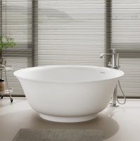 Ванна из искусственного камня ABBER Stein AS9685 белая матовая